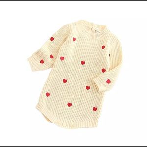Knitted baby romper 🕊